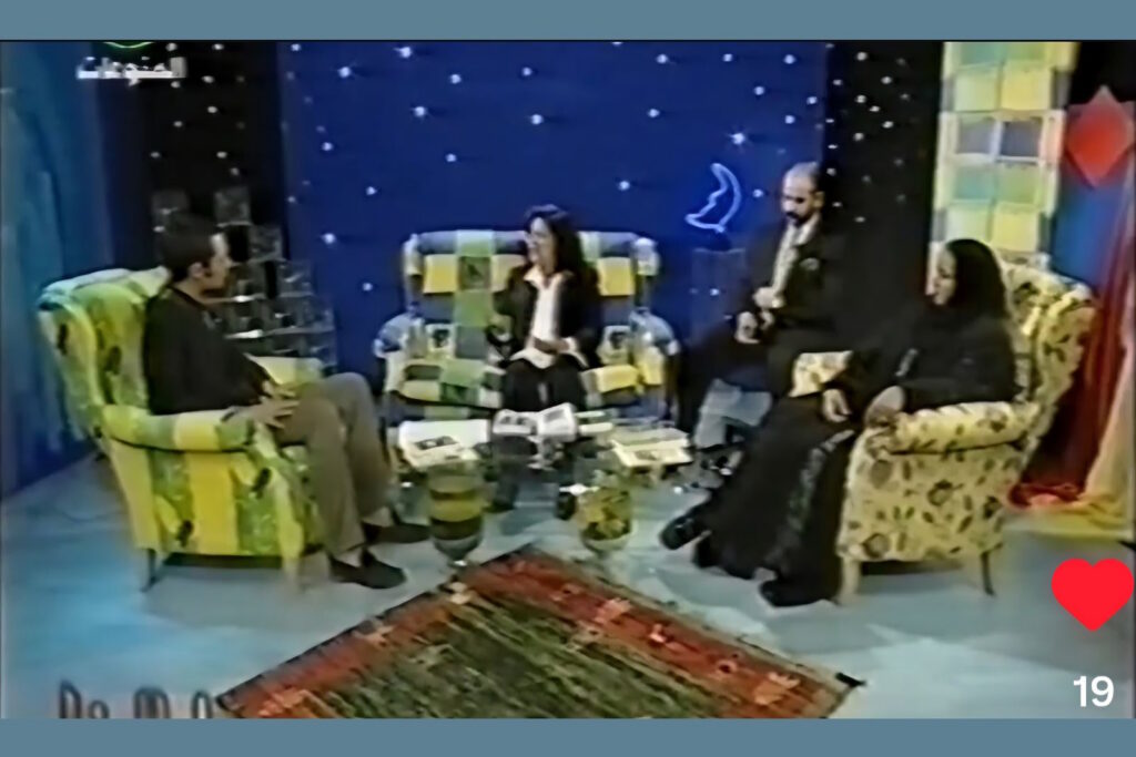 الشاعرة فوزية السندي في سهرة تلفزيونية في قناة روتانا